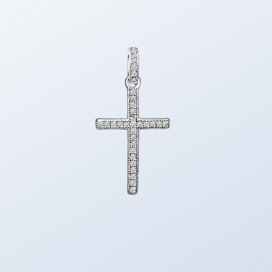 The Sterling Cross with Cubic Zirconia